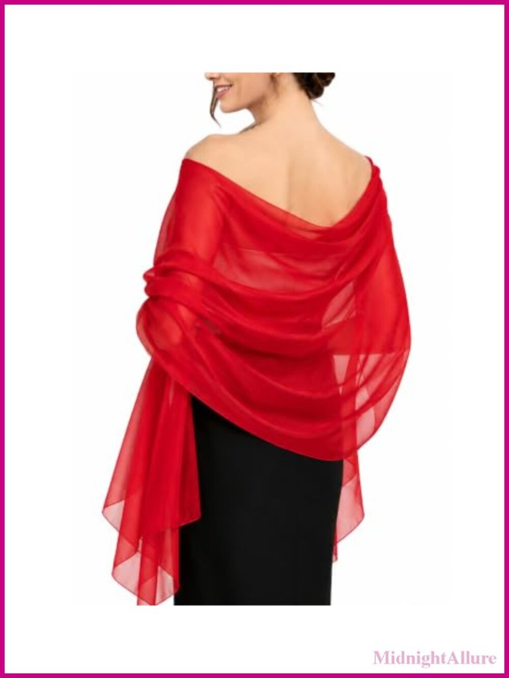 Chiffon Shawl Wrap Evening Dress Lightweight Scarf Wrap